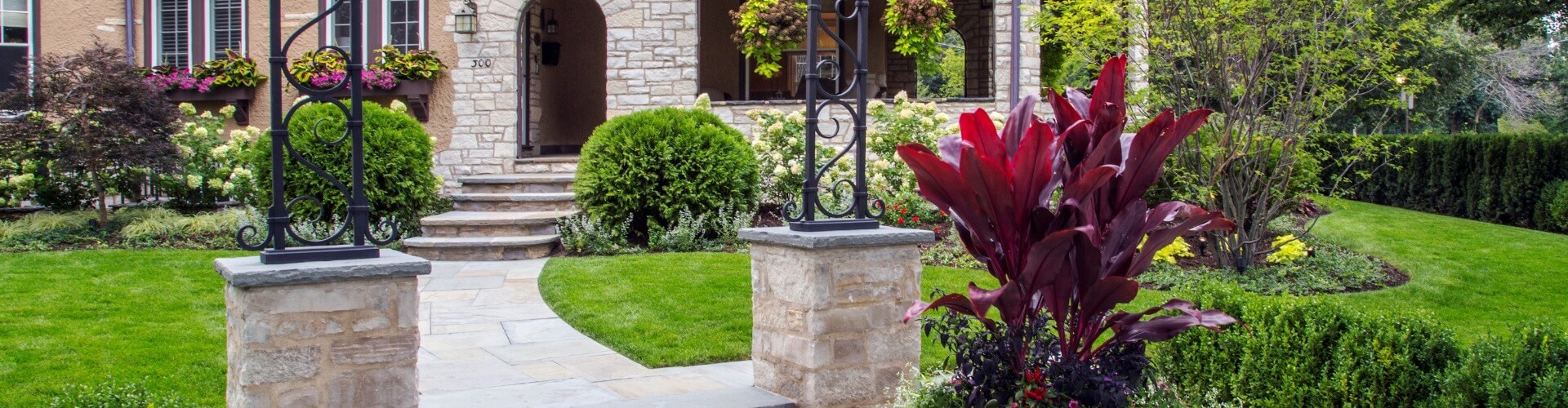 Historic home landscape